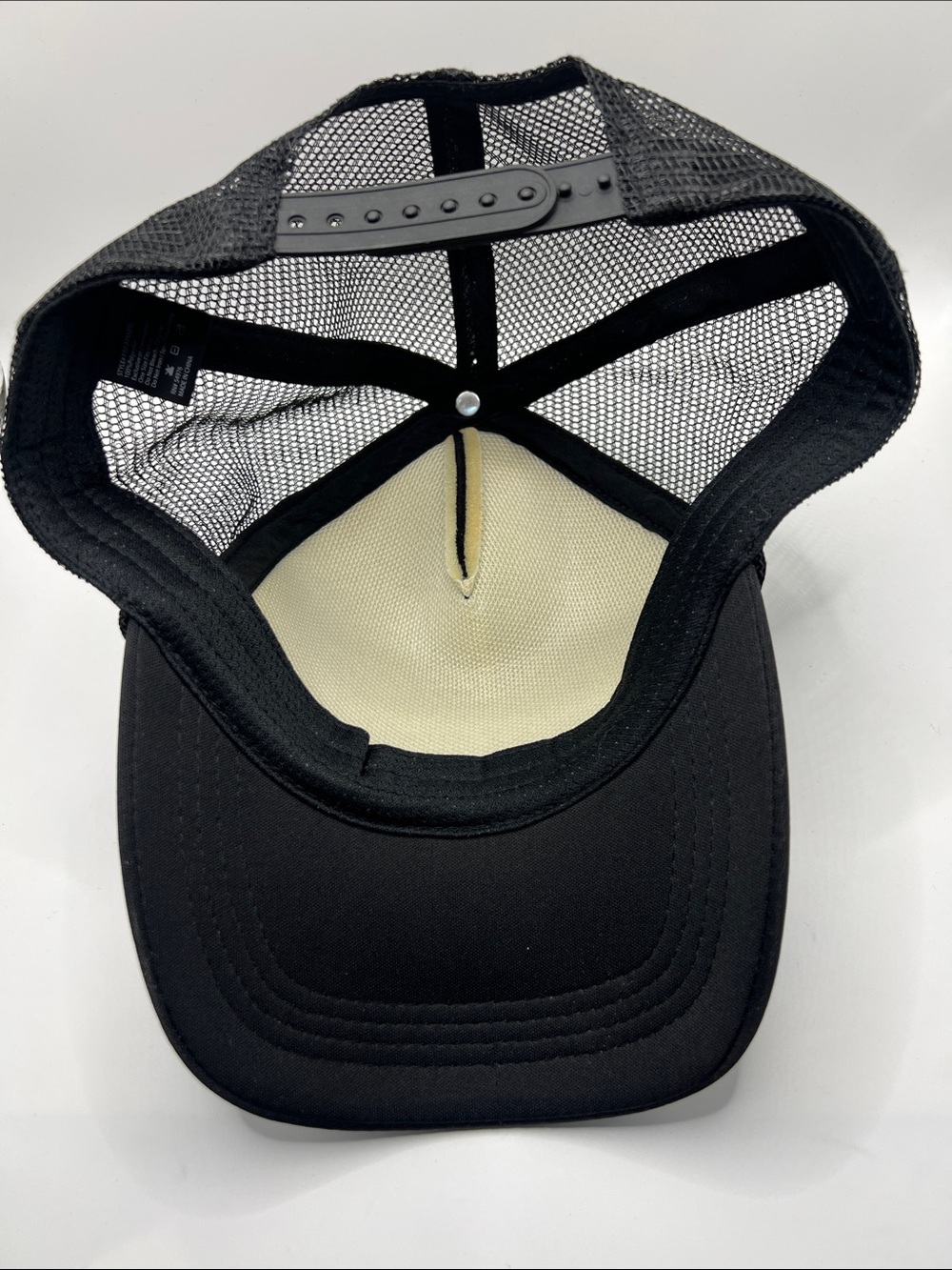 Black 'SPICE GIRL' Trucker Hat with Copper Glitter Letters - Picture 6 of 6